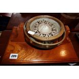 Victorian boat's compass on gimbles by Kelvin Bottomley & Baird Ltd - Capt. Chetwins Patent 25965/06
