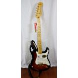 Guitar: Fender Stratocaster, 2014 60th Anniversary, Sunburst, S.N. US13123929, U.S.A., with solid