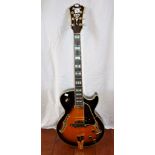 Guitar: Ibanez GB10SE-BS-12-01, semi-acoustic (George Benson 2016 Special Edition), Sunburst, S.N.