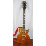Guitar: Vintage LP V100,Peter Green, Lemon Drop, S.N. I10127249, with case