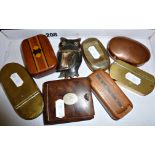 Collection of eight snuffboxes