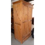 Continental pine wardrobe