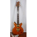 Guitar: PRS (Paul Reed Smith) SE Santana, Orange, S.N. K21697, Korea,with soft case