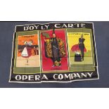 Large Hoarding size theatre poster, c1919, for the D'Oyly Carte Opera Company advertising the "