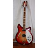 Guitar: Rickenbacker 360 Semi-hollow guitar (2014), Fireglo, S.N. 1407681, U.S.A., with Rickenbacker