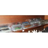 20 Steam train locomotive models by Del Prado, all cased and with associated paperwork