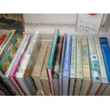 Shelf of books including cookery, antiques etc.