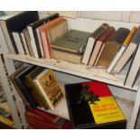 Two shelves of assorted books including "The Art of Indian Asia" two volumes in case