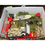 Collection of Dinky Toys military vehicles