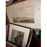 Four various framed Victorian watercolours