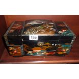 20th c. Japanese lacquered jewellery box