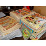 Large collection of vintage Beano & Dandy comics