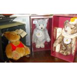 Two Steiff Replica Teddy Bears: boxed and in mint condition with LE certificates - Teddy Baby 1929