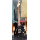 Electric 6 string guitar with soft case