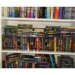 Huge collection of mainly original Star Trek paperback and hardback books (3 shelves)