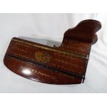 Rowing interest - Royal Regatta, Henley 1906, a rowing boat rudder with applied decoration,