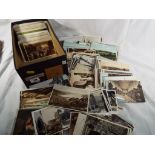 In excess of 600 mainly earlier period UK topographic and some Foreign with real photos, transport,