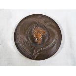 Demetre Anastase (French) - a large bronze medal entitled 'Alice au Pays de Merveilles',