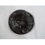 Gay Van Der Meer - a cast bronze medal by Geer Steyn ca 1991 issued in a limited edtion of 50, 8.