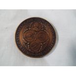 A toned bronze medal commemorating the Tercentenary of the birth of John Harrison 1693-1993 issued