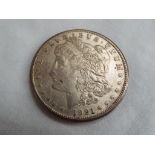 A US American Eagle silver dollar 1921 - Est £20 - £30