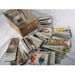 A collection in excess of 450 postcards and some photographic, all subjects and including comic,