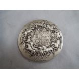 A commemorative Silver Medal struck to commemorate the life of Benedetto Pistrucci,