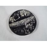 Irene Gunston (Wales b 1960) - a cast bronze Art Medal entitled 'Undisturbed Night' by Irene