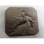 Hippolyte Jules Lefebrve (French 1863-1935) - an octagonal cast plaque obverse marked 'Chambre de