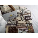 Over 600 largely early period UK topographical postcards to include transport,