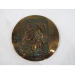 Natalya Domovitskikh - a modern cast bronze medal entitled 'Chernobel' ca 1995,