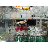 A large quantity of good quality drinking glasses