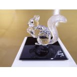 Swarovski Crystal - The Squirrel, 10th Anniversary edition, 1997, designed by Anton Hirzinger,