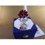 Swarovski Crystal - The Vase of Roses, Jubilee edition, 2002, designed by Gabriele Stamey,