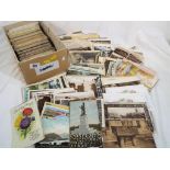 Deltiology - over 600 early-mid period postcard collection comprising UK,