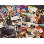 A large quantity of vintage motor magazines, books and other motoring ephemera.