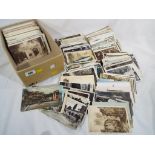 Deltiology - in excess of 600 early-period postcards featuring many real photo types largely UK