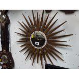 A Sunburst wall clock