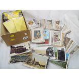 Deltiology - a unique collection or approx 200 postcards, in sleeves,