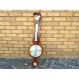 A Comitti Holborn banjo barometer approximately 94 cm (l)