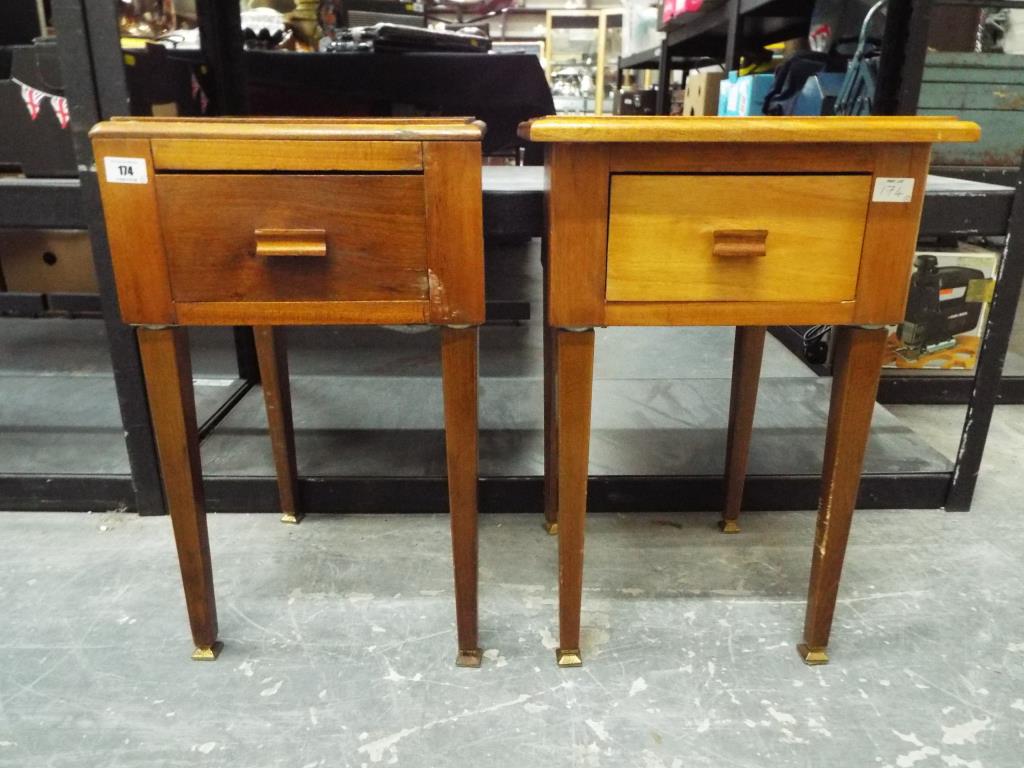 Two bedside cabinets