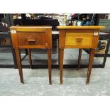 Two bedside cabinets
