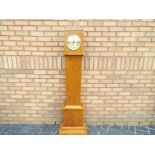 A handmade Grandmother clock 176cm x 46c