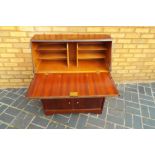 A drop leaf bureau 100 cm (h) x 76 cm x 28 cm