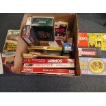 A large collection of vintage board games to include Scrabble, Play on Words, Connect Four,