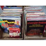 Approx. 150 33.3 vinyl LP's, easy listening, classical and pop. Included in the lot is approx.