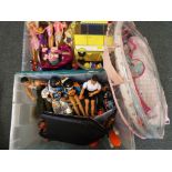 A good mixed lot of action figures to include Action Man, Barbie, Bratz and Peppa Pig,