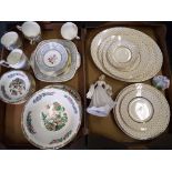 A good lot to include 19 pieces of Crown Staffordshire, plates, cups, saucers and milk jug.