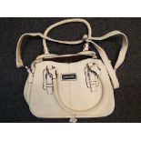 A good quality lady's leather handbag marked Jimmy Choo with brown lining and matching change purse