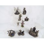 A collection of predominantly Myth and Magic pewter figures to include the Wizard of the Lake,